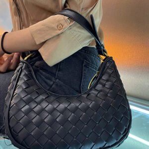 PU Woven Moon bag