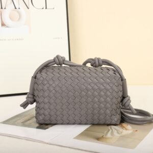 Camera Woven Crossbody Bag