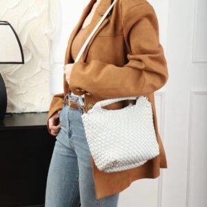 Middle Woven Crossbody Bag