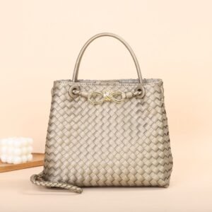 PU Woven Classic Handbag