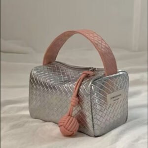 PU Pillow Woven Handbag